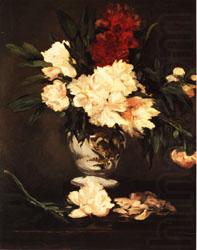 Edouard Manet Vase of Peonies on a Pedestal china oil painting image